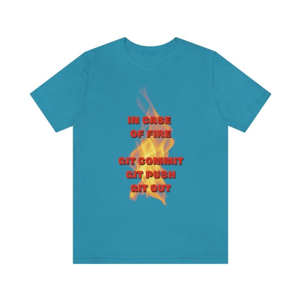 GIT: In case of fire - T-Shirt - Image 4