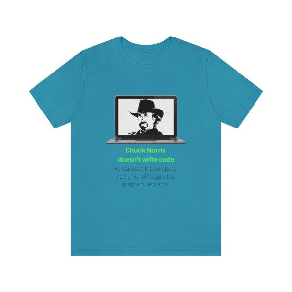 Chuck Norris doesn't write code. - T-Shirt - Image 4