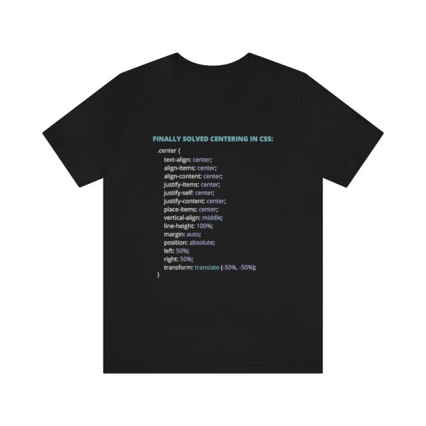 CSS Center - T-Shirt