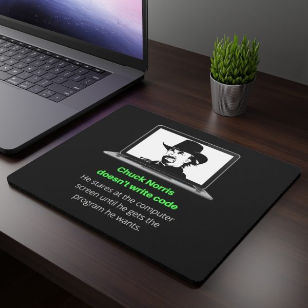 Chuck Norris doesn`t write code. - Mouse Pad - Image 3