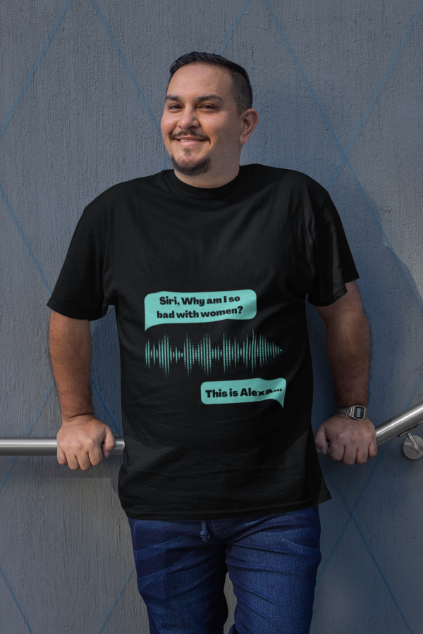 Siri vs Alexa- T-Shirt - Image 2