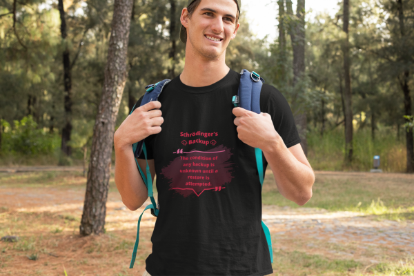 Schrödinger backups - T-Shirt - Image 2