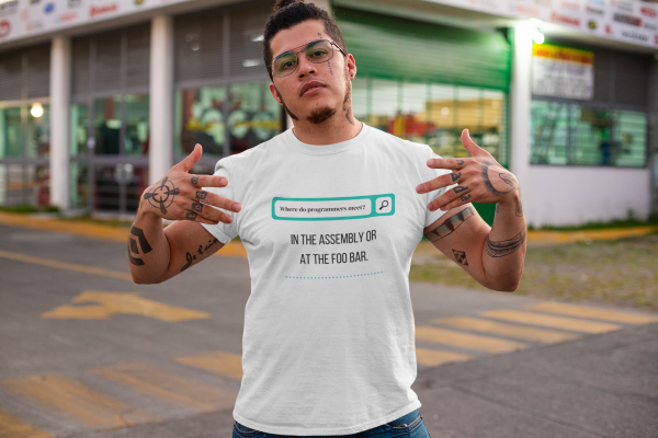Where do programmers meet - T-Shirt - Image 2