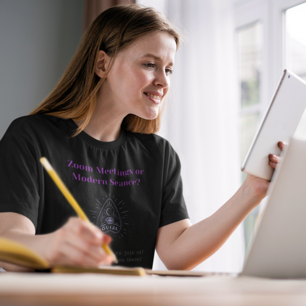 Zoom meetings or modern seance - T-Shirt