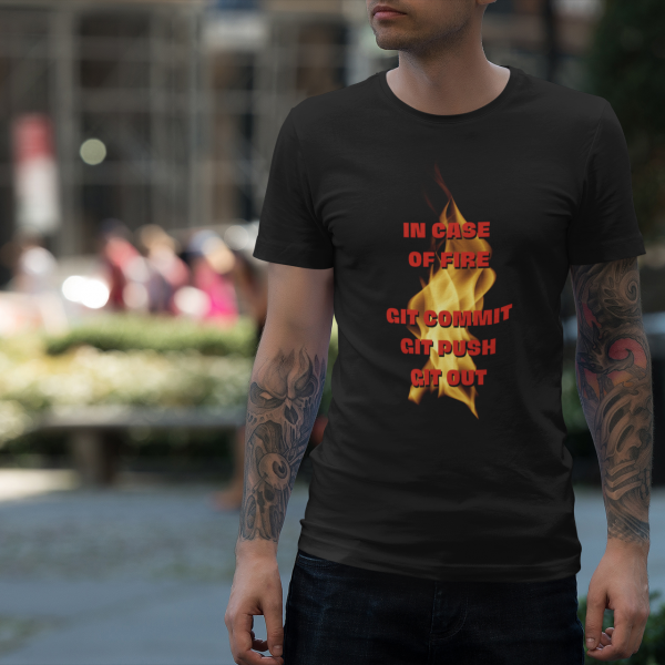 GIT: In case of fire - T-Shirt