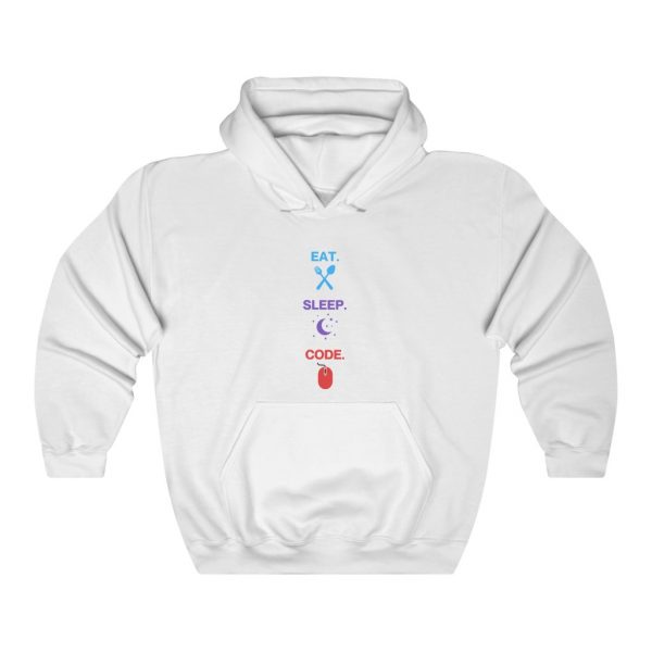 Eat, Sleep, Code. - Hoodie - Image 3