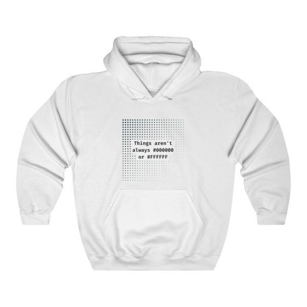 Black & White - Hoodie - Image 3