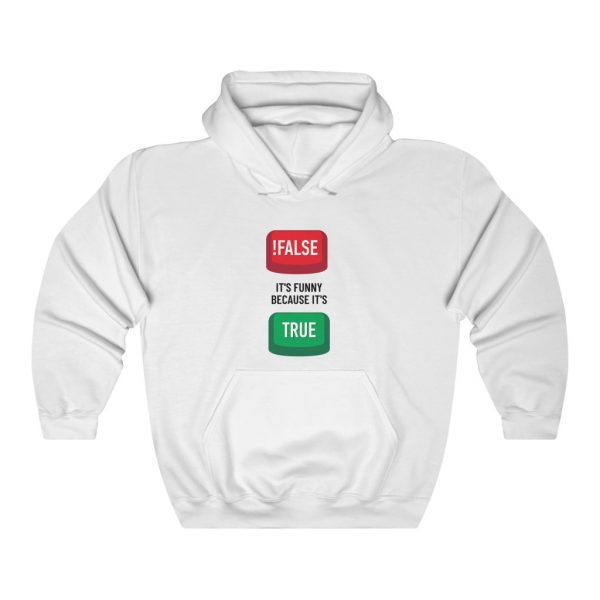 Funny because its true - Hoodie - Image 3