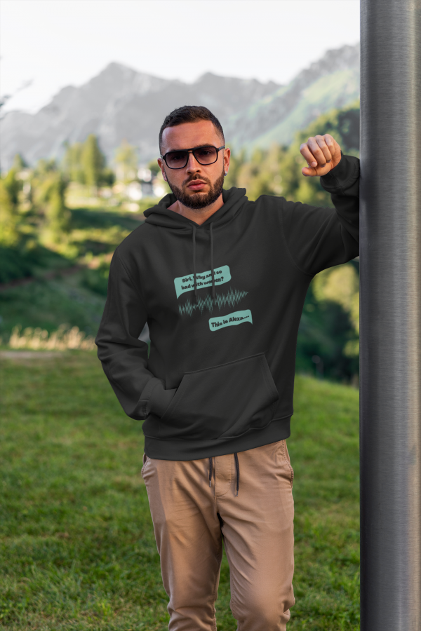 Why I am bad with woman - Hoodie - Image 2