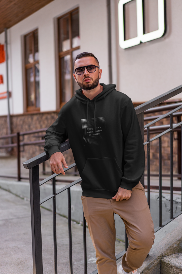 Black & White - Hoodie - Image 2