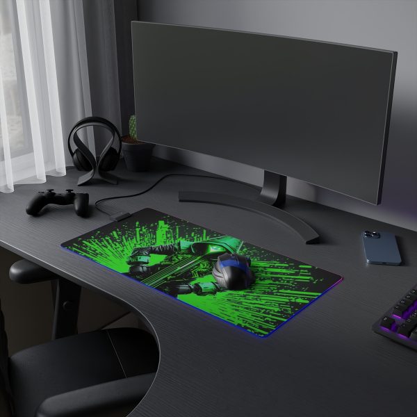 Hacker 15 LED Gaming Mouse Pad - Image 13