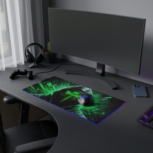Hacker 17 LED Gaming Mouse Pad - Image 13