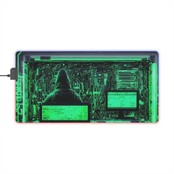 Hacker 26 LED Gaming Mouse Pad - Image 8