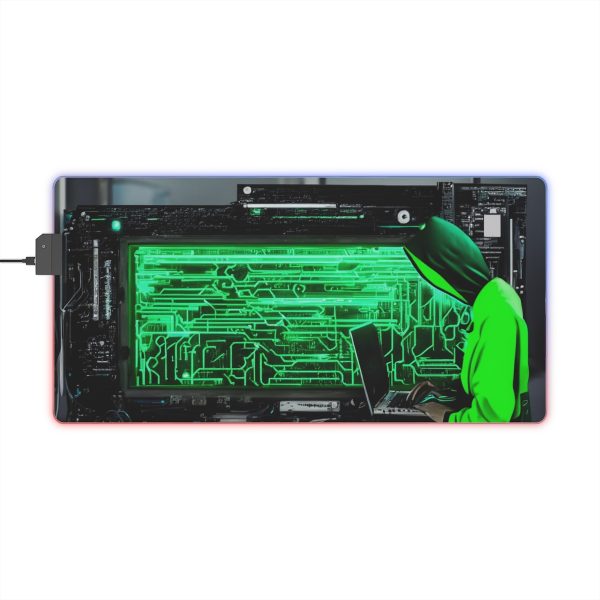 Hacker 27 LED Gaming Mouse Pad - Image 8