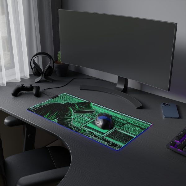 Hacker 29 LED Gaming Mouse Pad - Image 13