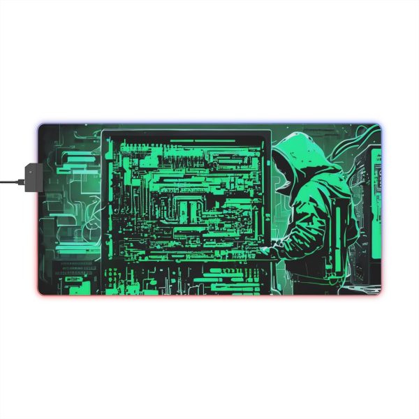Hacker 31 LED Gaming Mouse Pad - Image 8