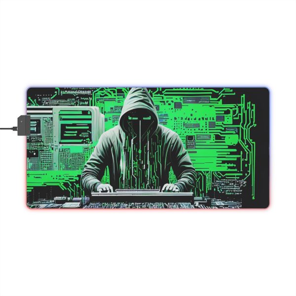 Hacker 32 LED Gaming Mouse Pad - Image 8