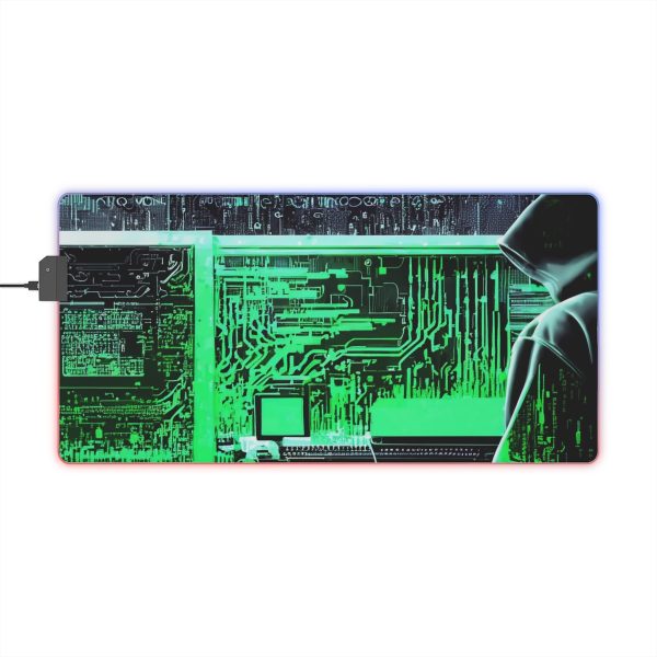 Hacker 34 LED Gaming Mouse Pad - Image 8