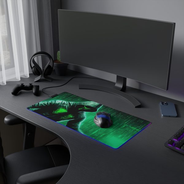 Hacker 4 LED Gaming Mouse Pad - Image 13