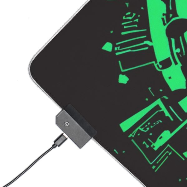 Hacker 5 LED Gaming Mouse Pad - Image 10