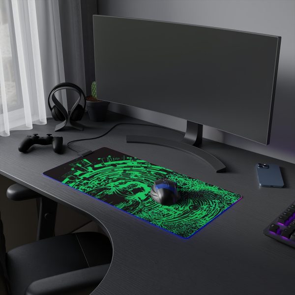 Hacker 5 LED Gaming Mouse Pad - Image 13
