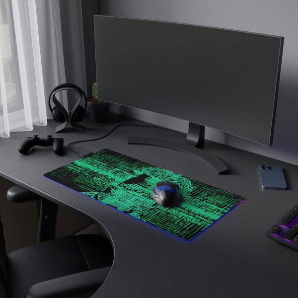 Hacker 7 LED Gaming Mouse Pad - Image 13
