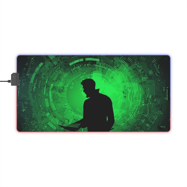 Hacker 8 LED Gaming Mouse Pad - Image 8