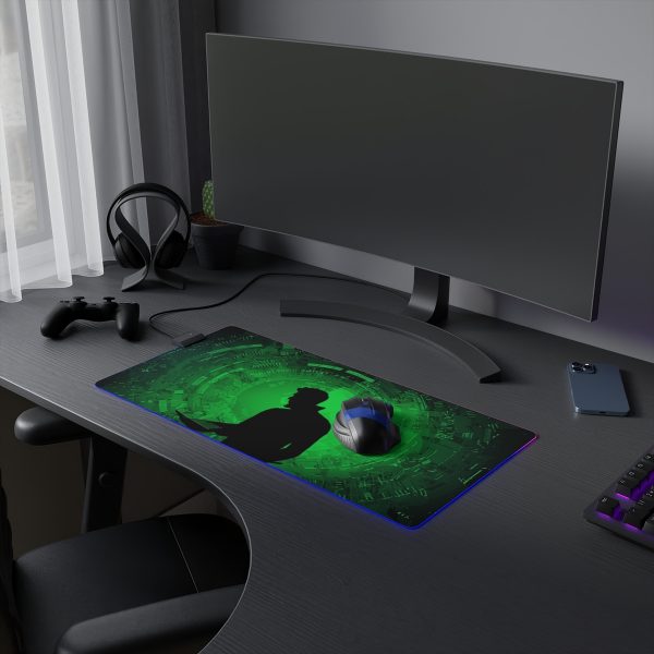 Hacker 8 LED Gaming Mouse Pad - Image 13