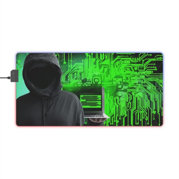 Hacker 9 LED Gaming Mouse Pad - Image 8