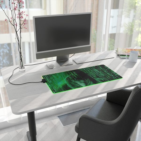 Hacker 1 LED Gaming Mouse Pad - Image 14