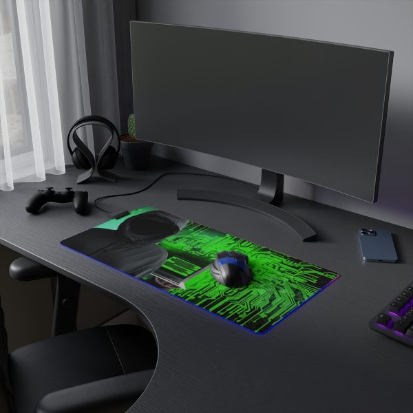 Hacker 9 LED Gaming Mouse Pad - Image 13