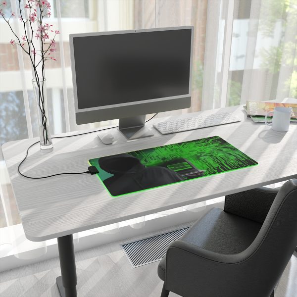 Hacker 9 LED Gaming Mouse Pad - Image 14