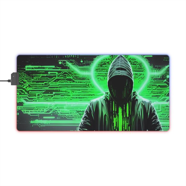 Hacker 10 LED Gaming Mouse Pad - Image 8