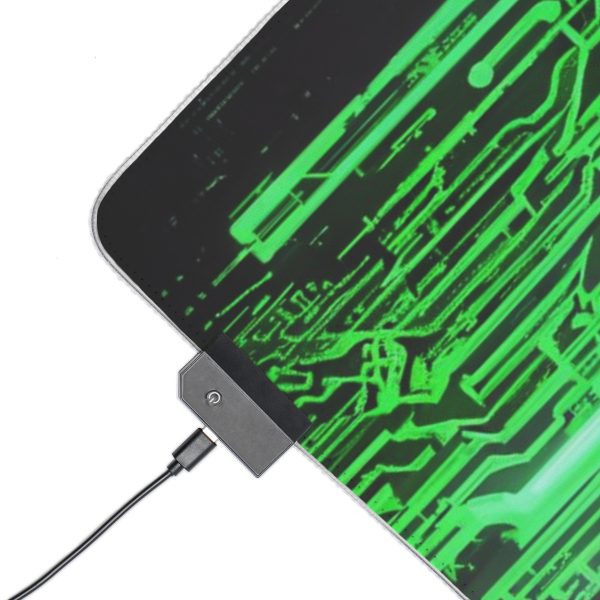 Hacker 10 LED Gaming Mouse Pad - Image 10