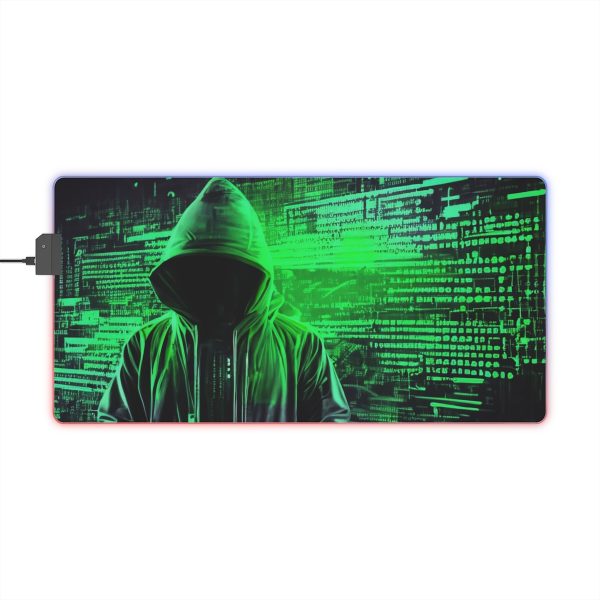 Hacker 12 LED Gaming Mouse Pad - Image 8
