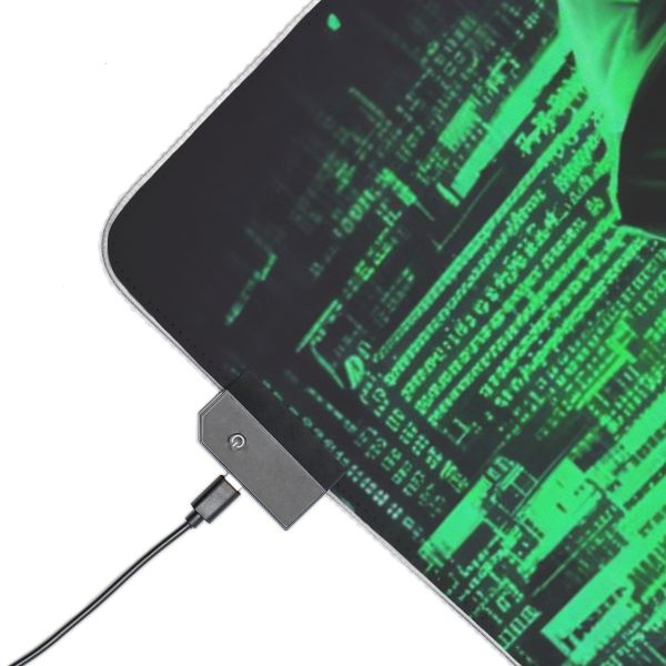 Hacker 12 LED Gaming Mouse Pad - Image 10
