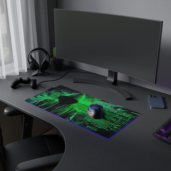 Hacker 12 LED Gaming Mouse Pad - Image 13