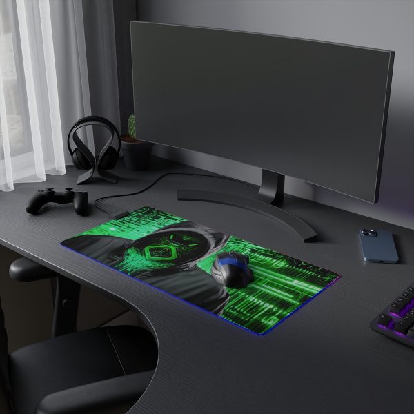 Hacker 13 LED Gaming Mouse Pad - Image 13