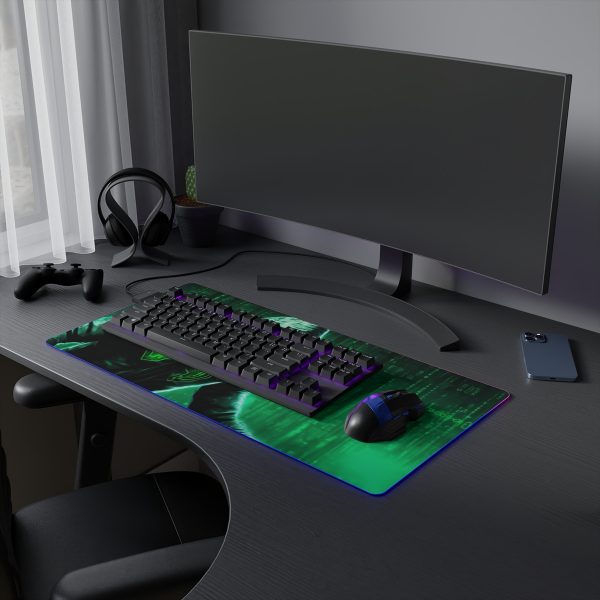 Hacker 4 LED Gaming Mouse Pad - Image 20