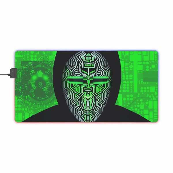 Hacker 40 LED Gaming Mouse Pad - Image 15
