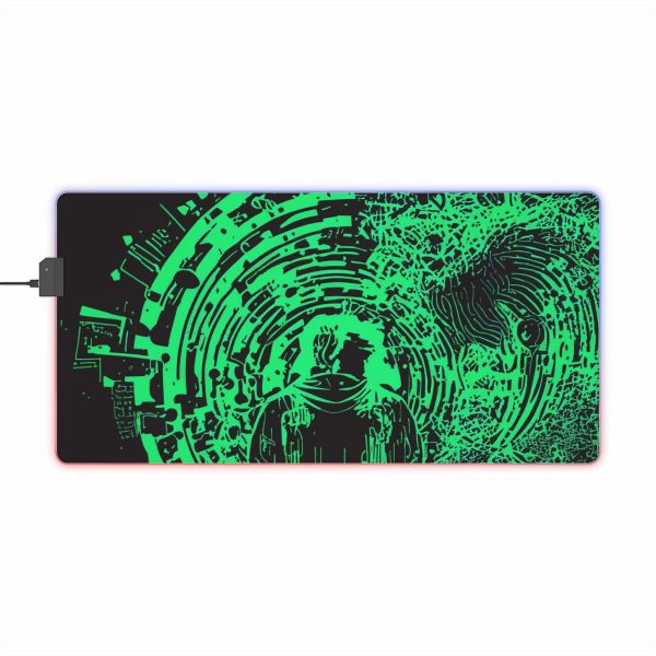 Hacker 5 LED Gaming Mouse Pad - Image 15