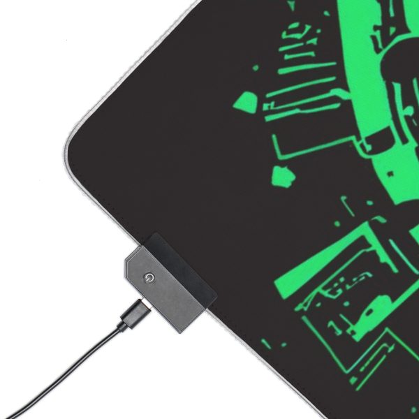 Hacker 5 LED Gaming Mouse Pad - Image 17