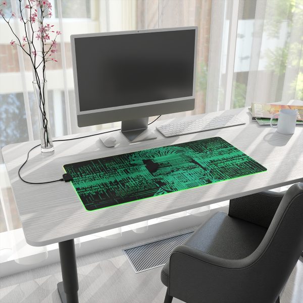 Hacker 7 LED Gaming Mouse Pad - Image 21