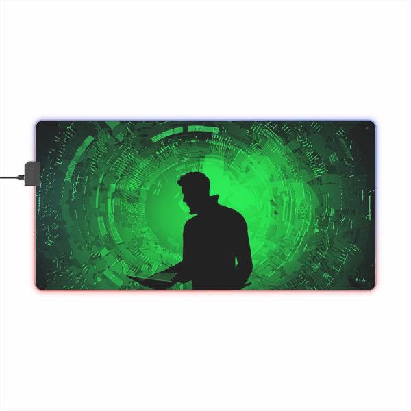 Hacker 8 LED Gaming Mouse Pad - Image 15