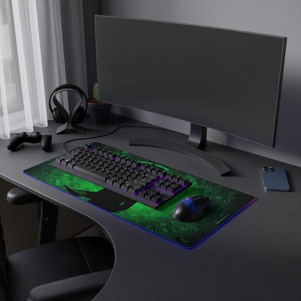 Hacker 8 LED Gaming Mouse Pad - Image 20