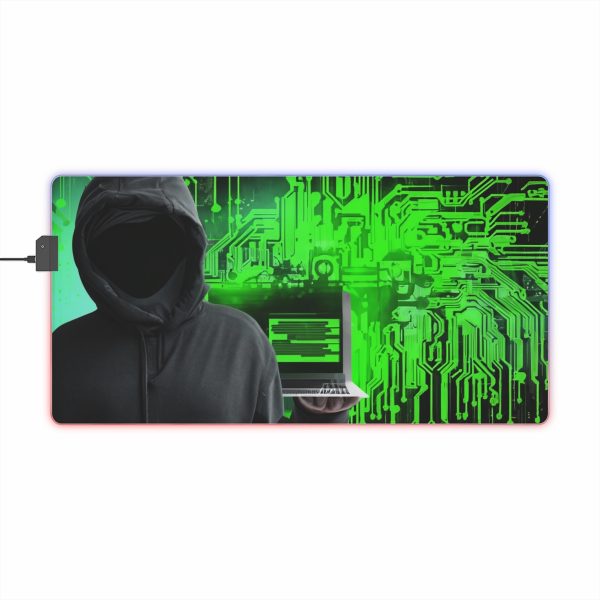 Hacker 9 LED Gaming Mouse Pad - Image 15