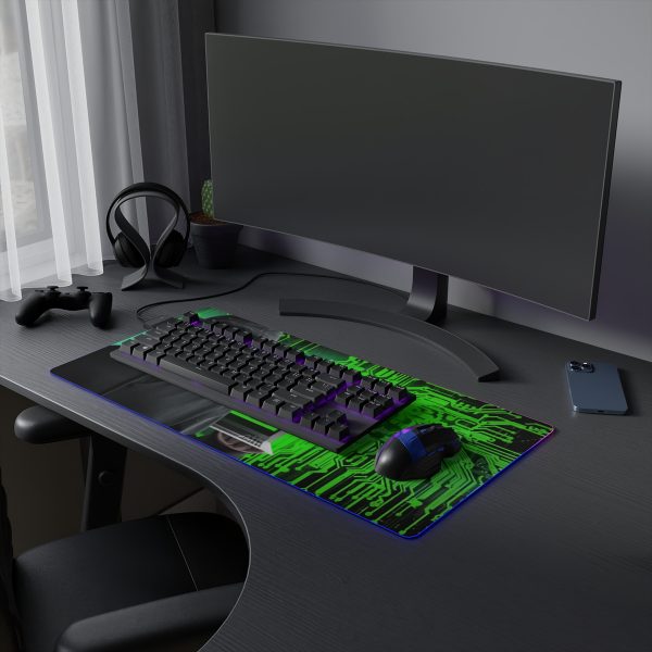 Hacker 9 LED Gaming Mouse Pad - Image 20