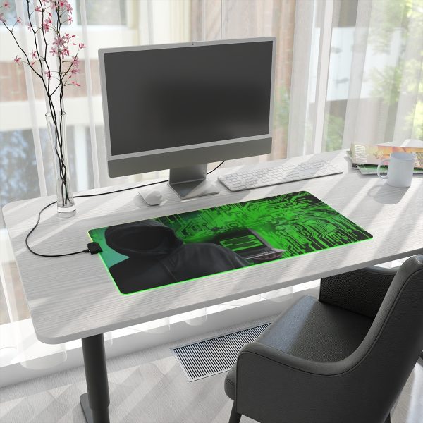 Hacker 9 LED Gaming Mouse Pad - Image 21