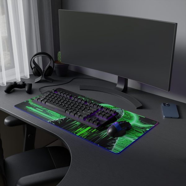 Hacker 10 LED Gaming Mouse Pad - Image 20