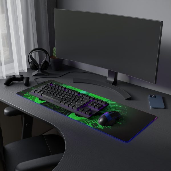Hacker 24 LED Gaming Mouse Pad - Image 27